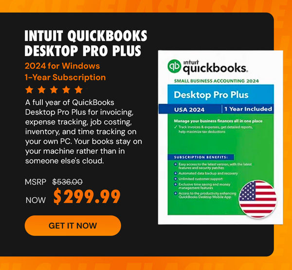 Intuit QuickBooks Desktop 2024: 1-Year Subscriptions
