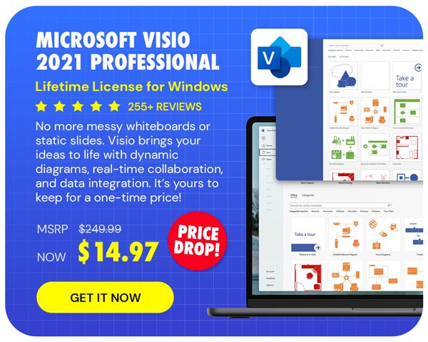 Microsoft Visio 2021 Professional: Lifetime License for Windows
