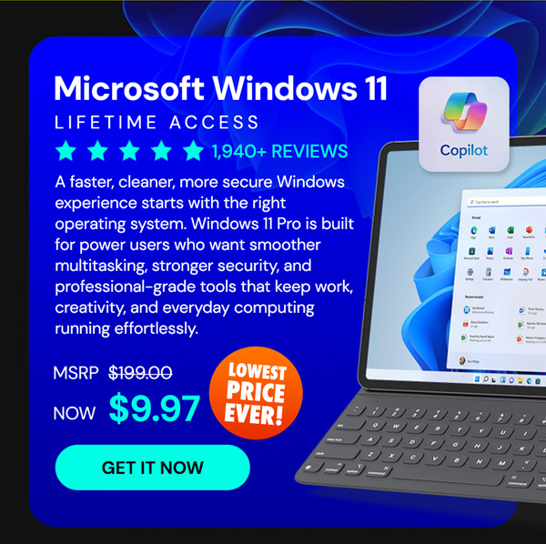 Microsoft Windows 11 Pro | Lifetime License