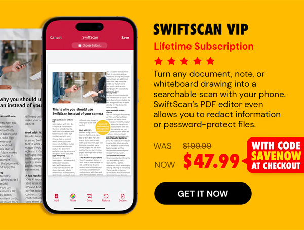 SwiftScan VIP: Lifetime Subscription