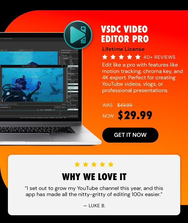 VSDC Video Editor Pro: Lifetime License