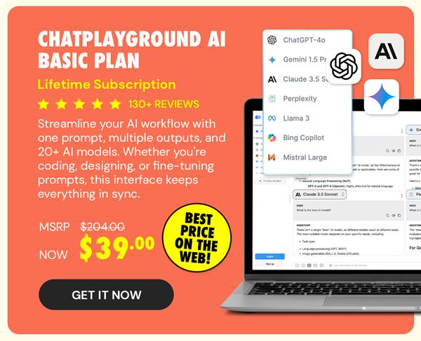 ChatPlayground AI: Lifetime Subscription