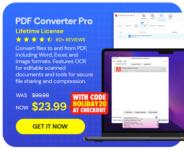 PDF Converter Pro: Lifetime License