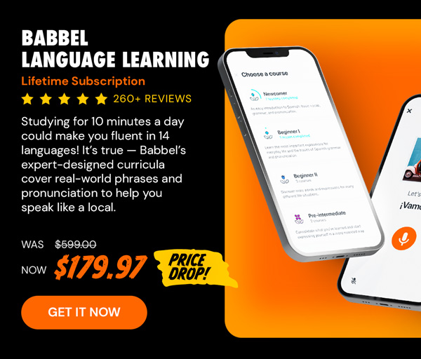 Babbel Language Learning: Lifetime Subscription (All Languages)