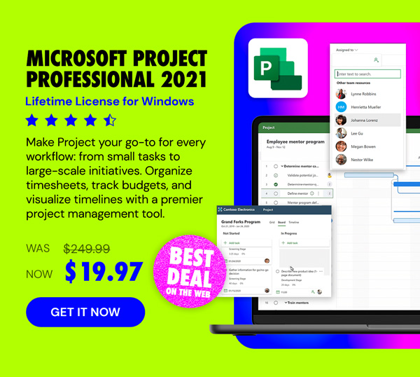 Microsoft Project Professional 2021 for Windows