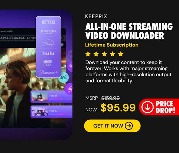 Keeprix All-in-One Streaming Video Downloader: Lifetime Subscription