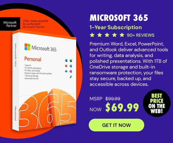 Microsoft 365: 1-Year Subscription