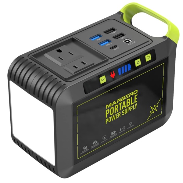 MARBERO Portable Power Station 88Wh Camping Lithium Battery 
