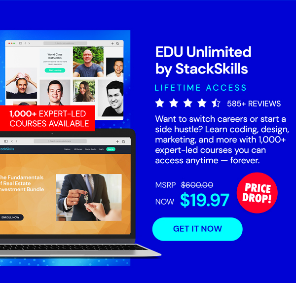 EDU Unlimited by StackSkills: Lifetime Access