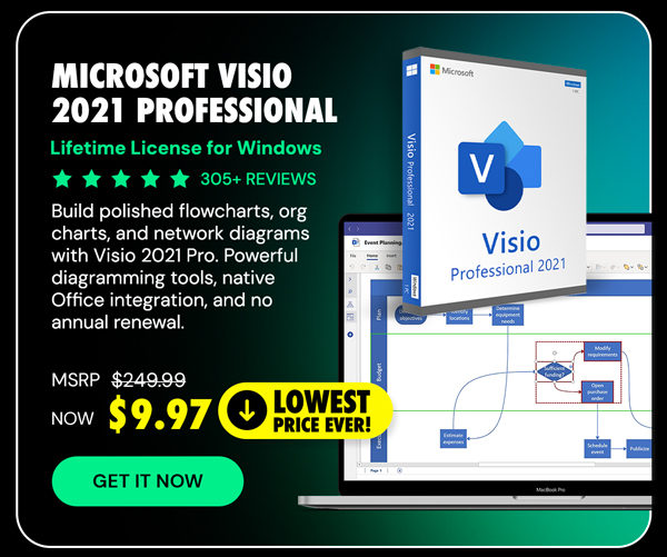 Microsoft Visio 2021 Professional: Lifetime License for Windows