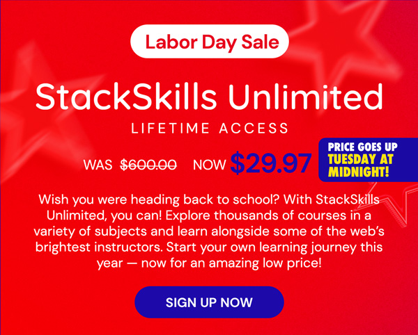 StackSkills Unlimited: Lifetime Access