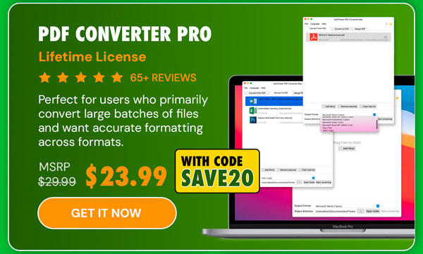 PDF Converter Pro: Lifetime License