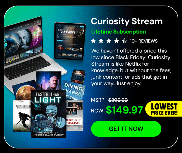 Curiosity Stream Standard Plan: Lifetime Subscription