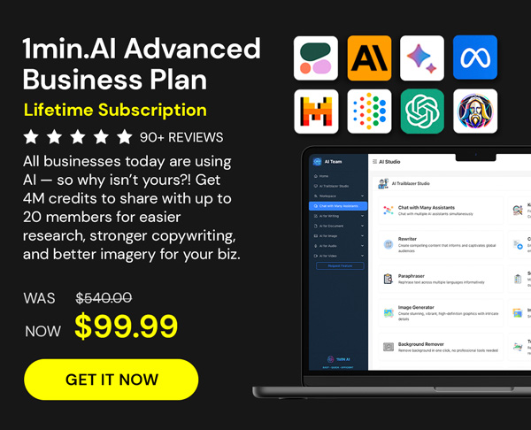 1minAI Advanced Business Plan Lifetime Subscription