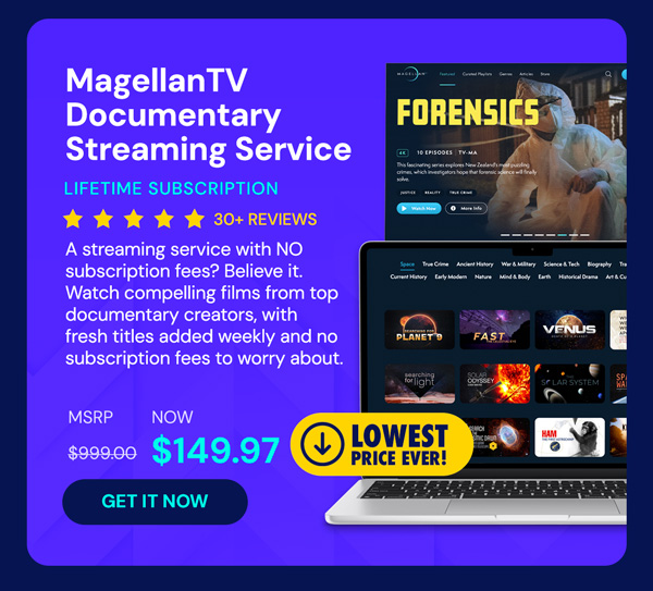 MagellanTV Documentary Streaming Service: Lifetime Subscription