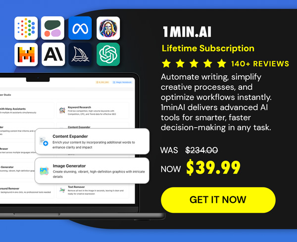 1minAI: Lifetime Subscription