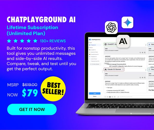 ChatPlayground AI: Lifetime Subscription (Unlimited Plan)