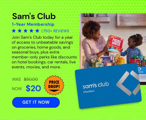 Sam's Club 1-Year Membership with Auto-Renew!