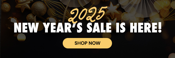 2025 New Year's Sale is Here!