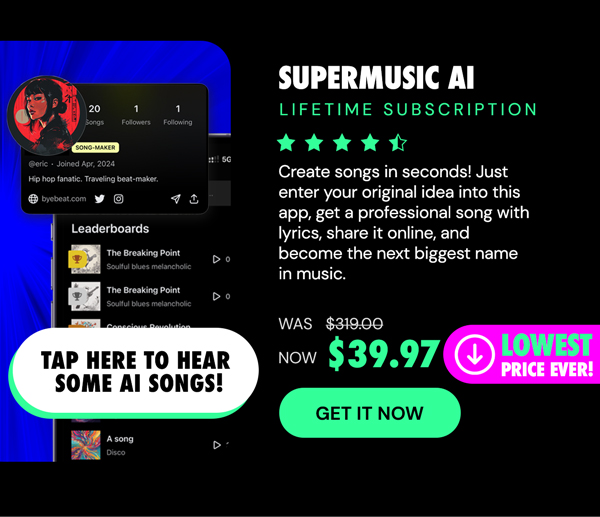Supermusic AI: Lifetime Subscription