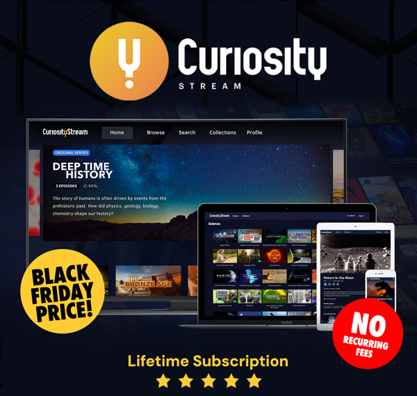Curiosity Stream Standard Plan: Lifetime Subscription