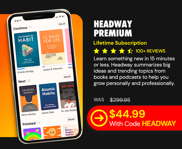 Headway Premium: Lifetime Subscription