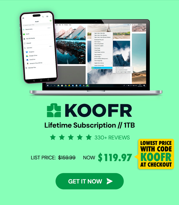 Koofr Cloud Storage: Lifetime Subscription (1TB)