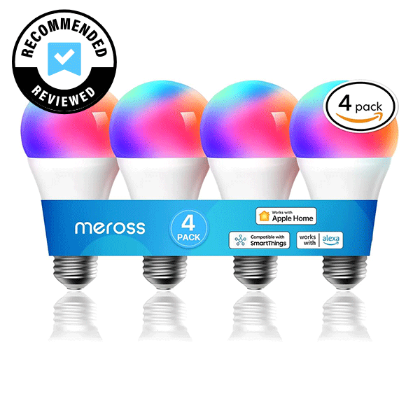 meross Smart Wi-Fi LED Lightbulbs (4-Pack)