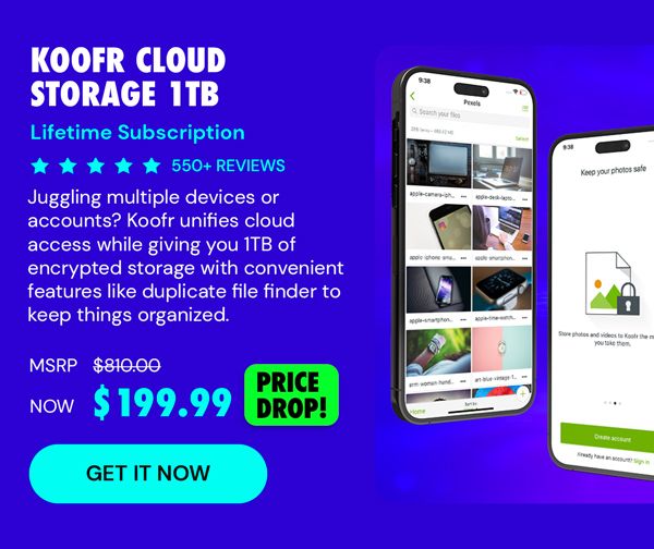Koofr Cloud Storage: Lifetime Subscription (1TB)