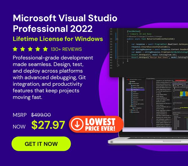 Microsoft Visual Studio Professional 2022 for Windows