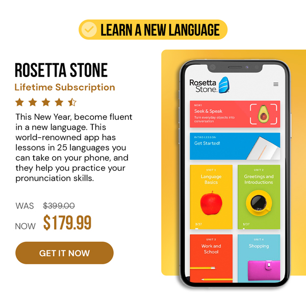 Rosetta Stone: Lifetime Subscription (All Languages)