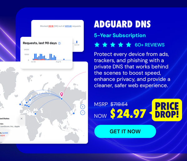 AdGuard DNS: 5-Yr Subscription