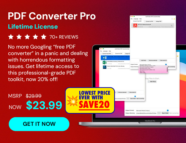 PDF Converter Pro: Lifetime License