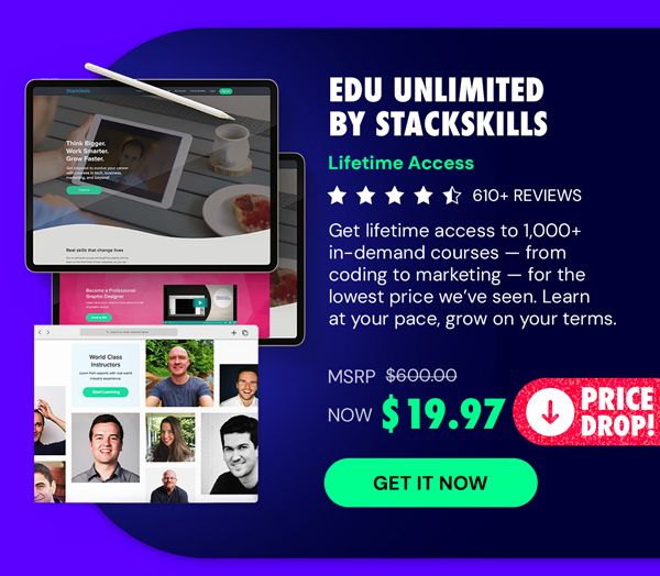 EDU Unlimited by StackSkills: Lifetime Access