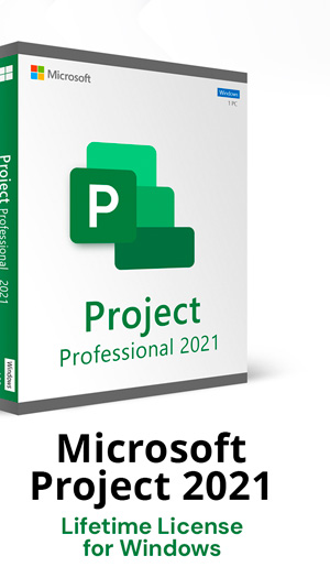 Microsoft Project 2021 Professional: Lifetime License for Windows