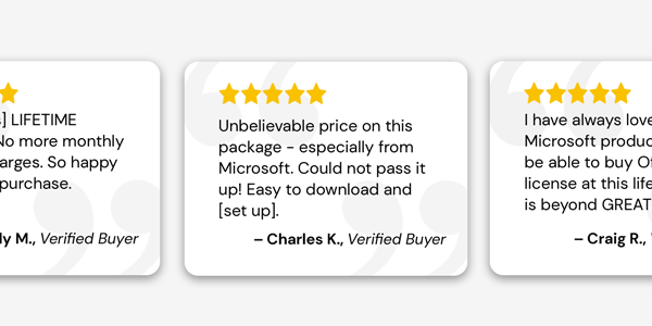 Microsoft Officel 2021 for Windows or Mac: Lifetime License