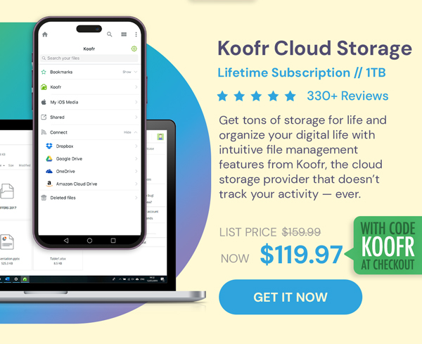 Koofr Cloud Storage: Lifetime Subscription (1TB)