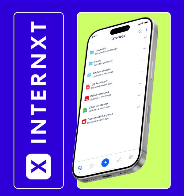 Internxt Cloud Storage Lifetime Subscription: 2TB to 100TB Plans