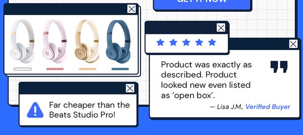 Beats Solo 4 On-Ear Headphones (Open Box)