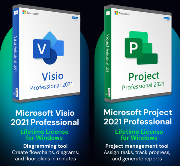 Microsoft Visio 2021 Professional: Lifetime License for Windows