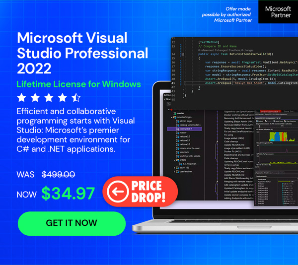 Microsoft Visual Studio Professional 2022 for Windows