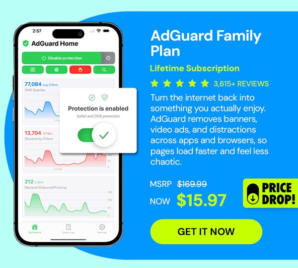 AdGuard Family Plan: Lifetime Subscription