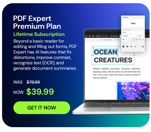 PDF Expert Premium Plan