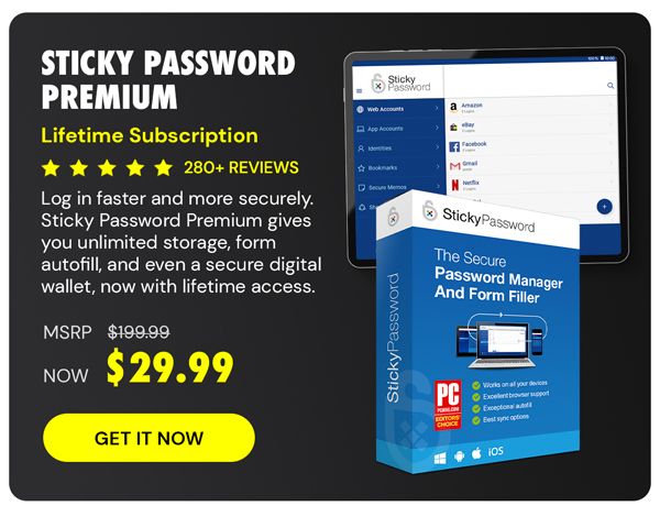 Sticky Password Premium: Lifetime Subscription