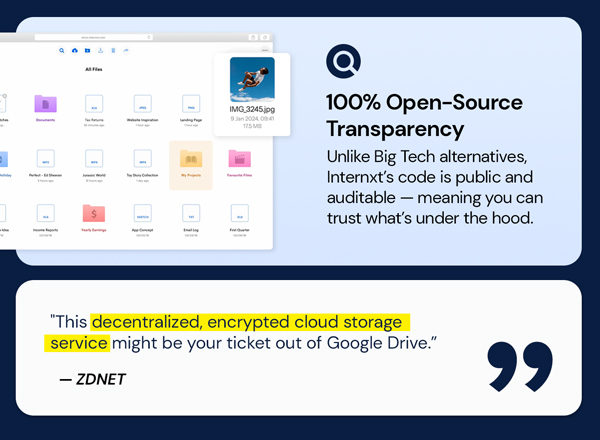 Internxt Cloud Storage Lifetime Subscription: 2TB Plan