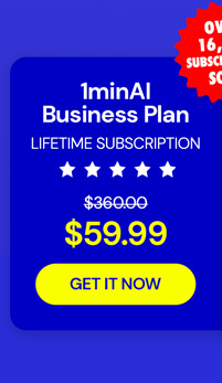 1minAI: Lifetime Subscription (Business Plan)