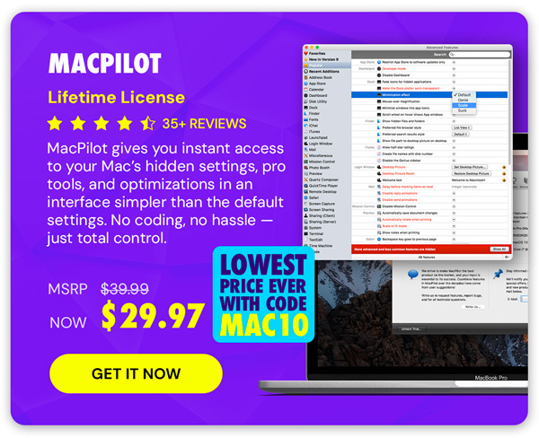 MacPilot Lifetime License