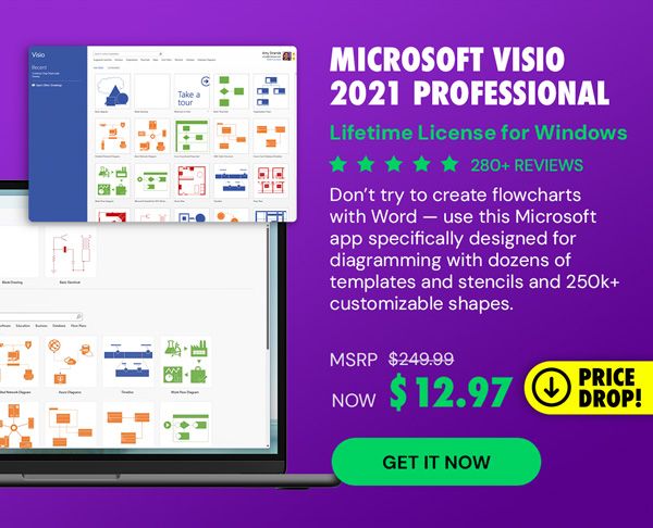 Microsoft Visio 2021 Professional: Lifetime License for Windows