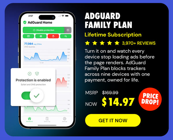 AdGuard Family Plan: Lifetime Subscription