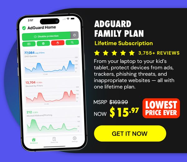 AdGuard Family Plan: Lifetime Subscription
